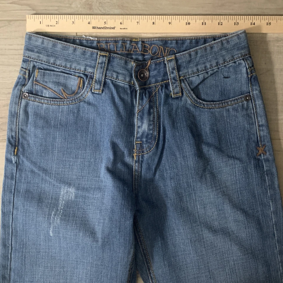 Billabong McFELLY Regular Fit Low Rise Unisex Denim Jeans Pants Size 28 - Image 2 of 4