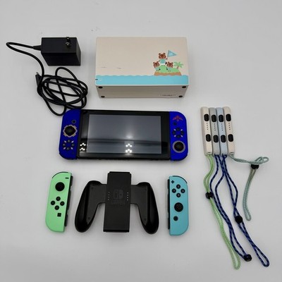 Nintendo Switch Animal Crossing Zelda JoyCons Bundle Dock Case Charger