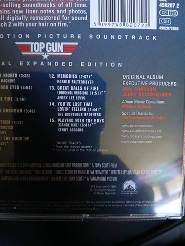 Top Gun - Special Expanded Edition: Soundtrack CD - Bild 5 von 7