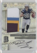 2016 Panini Spectra Radiant Rookie Signatures /199 Hunter Henry Patch Auto 0d4d