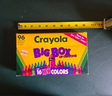 Crayola "Big Box of Crayons" with 96 different brilliant colors 1993