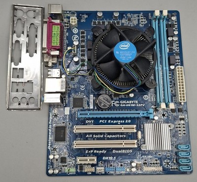Mainboard GIGABYTE GA-H61M-S2PV Sockel 1155 + Intel Core i3-2120 + Kühler