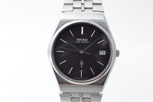 Vintage Seiko LORD Quartz 8242-6000 Purple / OH, Serviced - Picture 2 of 14