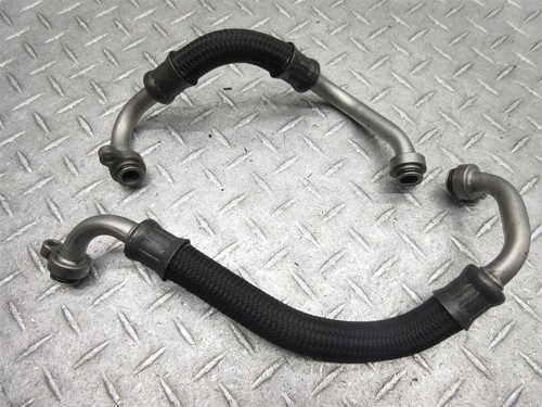 2020 20-26 Yamaha R1 YZFR1 Oil Cooler Radiator Line Pipe Hose Pair Lot