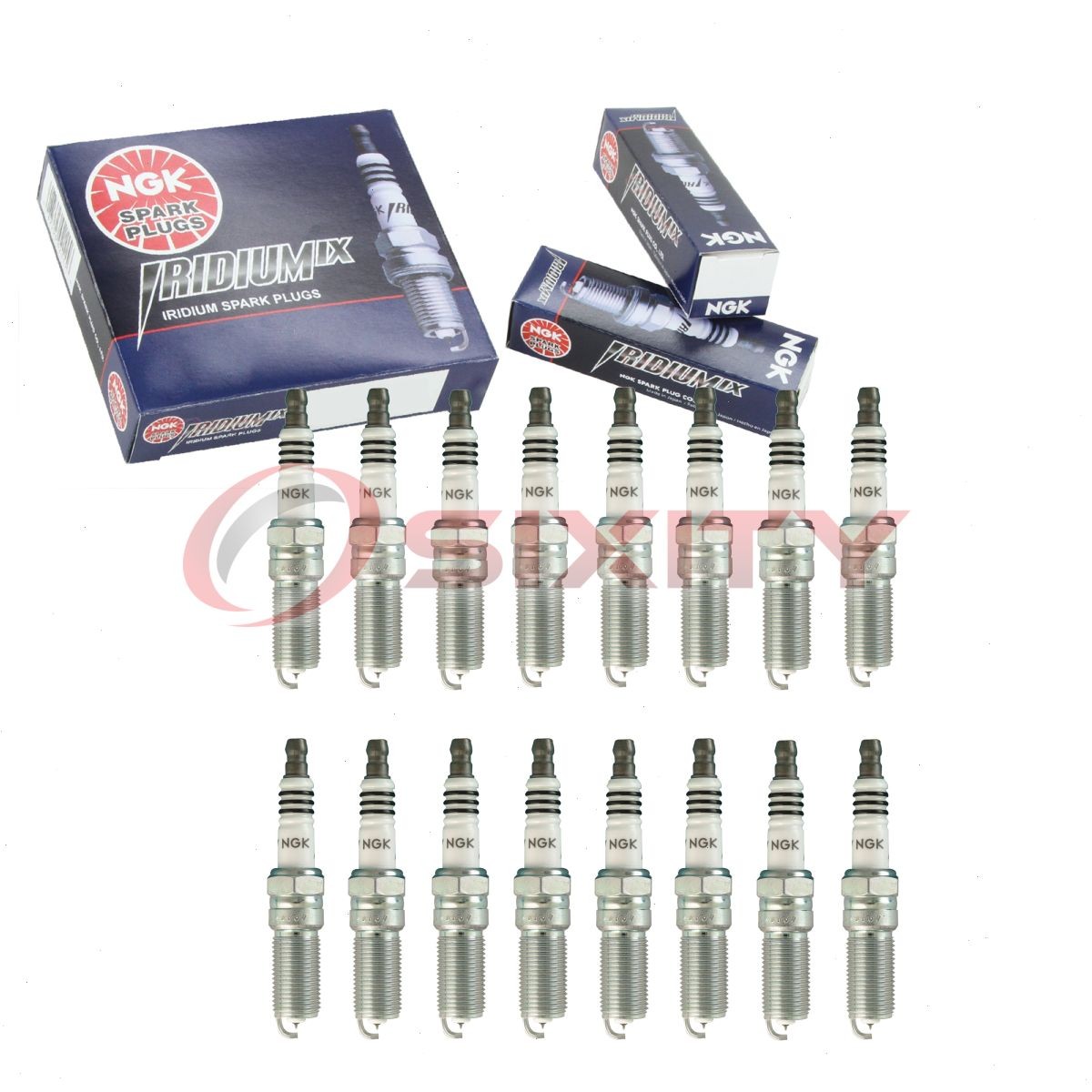 16 pc NGK Iridium IX Spark Plugs for 2011-2021 Ford F-350 Super Duty 6.2L V8 fg