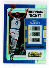 2021-22 Panini Contenders The Finals Ticket 08/49 Kemba Walker Jersey match