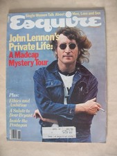 Esquire Magazine November 1980-John Lennon Cover