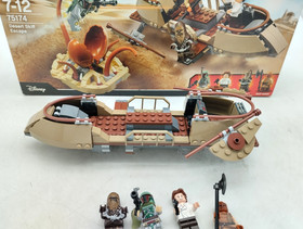 LEGO 75174 Desert Skiff Escape Original Box Good Star Wars Figures 9516 75005