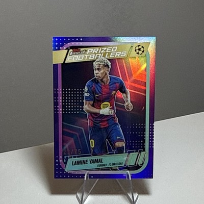 2025-26 Topps Finest UEFA Prized Footballers Lamine Yamal PF-17 #/75