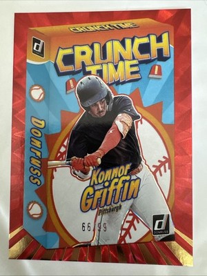 2026 Donruss Konnor Griffin Crunch Time Insert /99 SSP! Pittsburgh Pirates RC