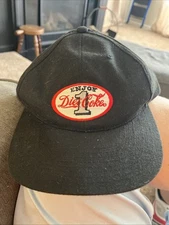 Diet Coke Hat Adult Black/Red Cap Coca Cola Company Strapback Adjustable