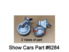 327 348 409 Stamped 6842 Chevrolet Reproduction Fuel Pump Ac Logo Top And Bottom