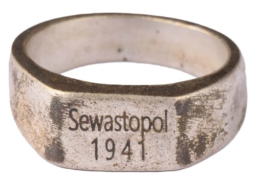 Sewastopol 1941 WW2 German ring WWII Germany Army Wehrmacht Gothic force Horror - Picture 3 of 15