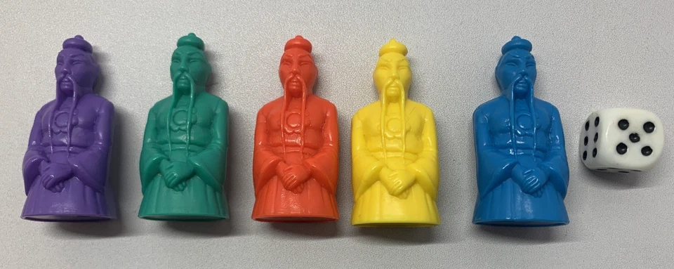 Mattel Mandarin Board Game 1990 100% Complete with Instructions Oriental Zodiac. - Image 3 of 4