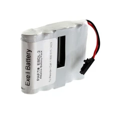 Exell Battery EBDL-2 Replacement Battery For Saflok 54490 884955 EDL4AS PASSPORT