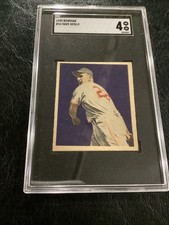 1949 Bowman Dave Koslo Card #34 SGC 4 New York Giants Low Pop Baseball Card Rare