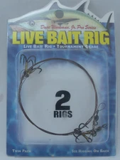 Boone 00603 Dave Workman Live Bait Rig 2 Number 6 Treble Hooks 2CT