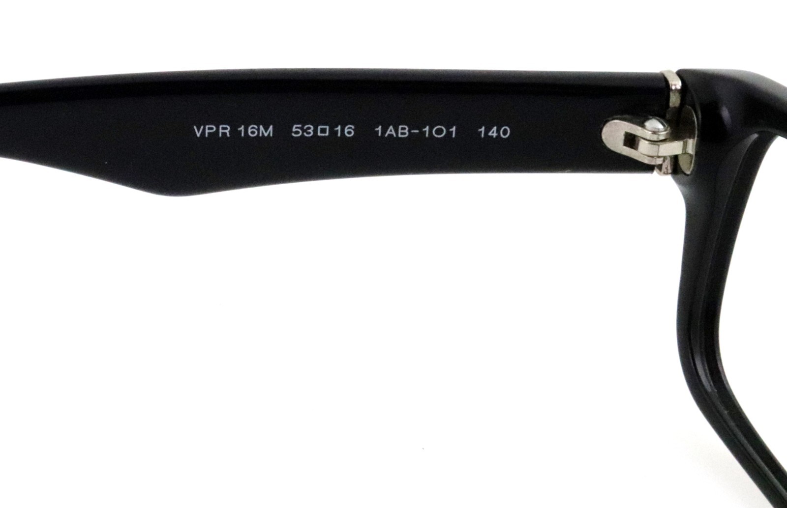 PRADA VPR16M 1AB-1O1 53mm Black Eyeglasses Frames Only Italy thumbnail 5