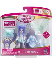 Royale High 3” Fashion Doll Ice Fairy 9 Fashion Accessories W/ Virtual Code New