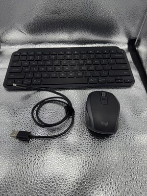 Logitech MX Keys Mini Bluetooth Keyboard Graphite+ Logitech MX Anywhere 2s Mouse