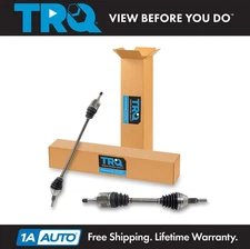 TRQ New Complete Front CV Axle Shaft Assembly Pair Set 2pc for Grand Caravan