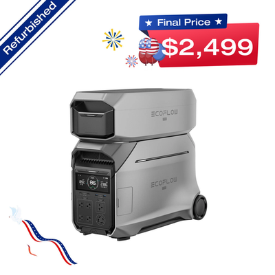 #ad EcoFlow DELTA Pro 3 8000Wh Portable Power Station with Extra Battery Refurbished $2999.00