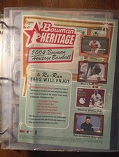2004 Bowman Heritage Baseball Set 1-347  (90% Complete) Missing 41 Cards - Look