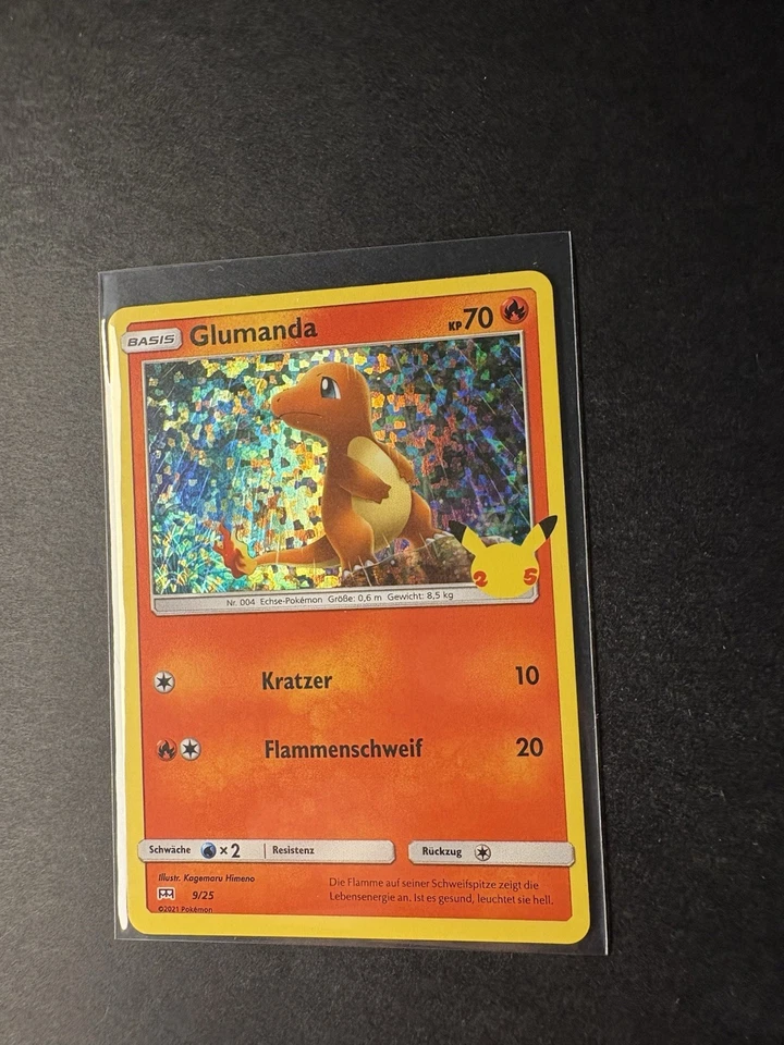 Glumanda 9/25 McDonald's Celebrations Holo Pokémon Pokemon Karte Deutsch NM - Bild 2 von 4