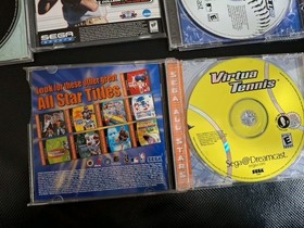 SEGA Dremacast Sports Games Bundle NBA NFL NHL WSB VIRTUA TENNIS 2K 2K1 2K2