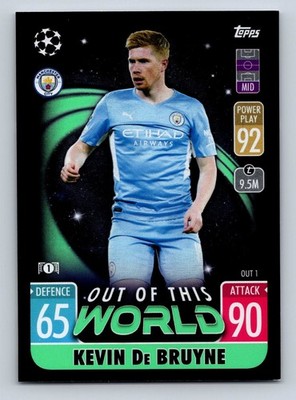 2021-22 Topps Match Attax Extra Kevin De Bruyne OUT 1