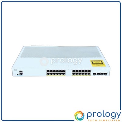 Cisco C1000-24P-4G-L 24 Port GE PoE 4x1G SFP Catalyst Switch Fully Tested