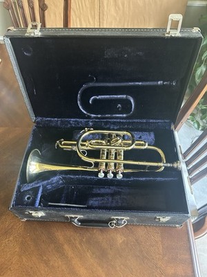 vintage Conn Director Cornet with mouthpiece and original case | eBay