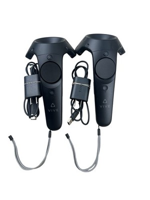 HTC Vive Controller Wands Virtual Reality Controller 2PR7100 With Power Adapter