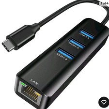 USB 3.0 Hub RJ45 Ethernet Port