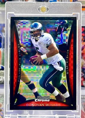 2008 Topps Donovan McNabb - Black Red X Refractor /250 - Philadelphia Eagles