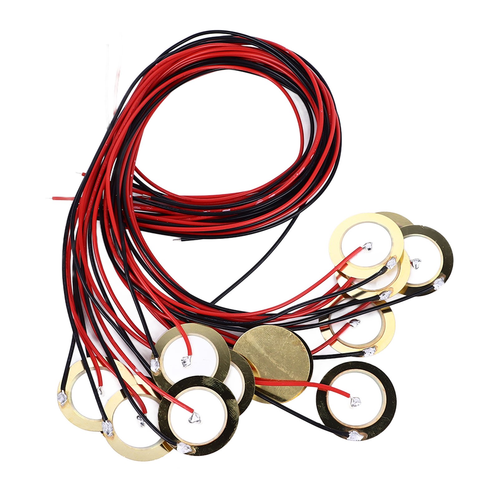 15PCS Piezo Pickup 27mm Guitar Guitar Pickup Piezo Transducer With 33mm Wire BLW
