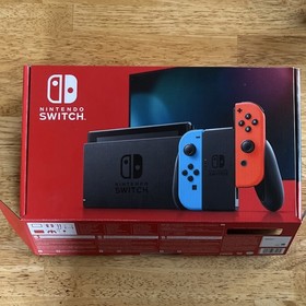 Nintendo Switch V1 Console + Splatoon Joy-Cons