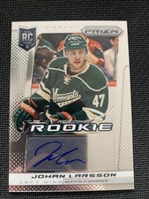 2013-14 Panini Prizm #A-JI Johan Larsson Rookie Autographs