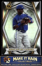 Rikelvin De Castro 2022 Bowman Chrome Bowman Invicta #BI-14 Toronto Blue Jays