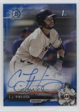 2017 Bowman Chrome Prospect Auto Blue Refractor /150 CJ Hinojosa #CPA-CH Auto