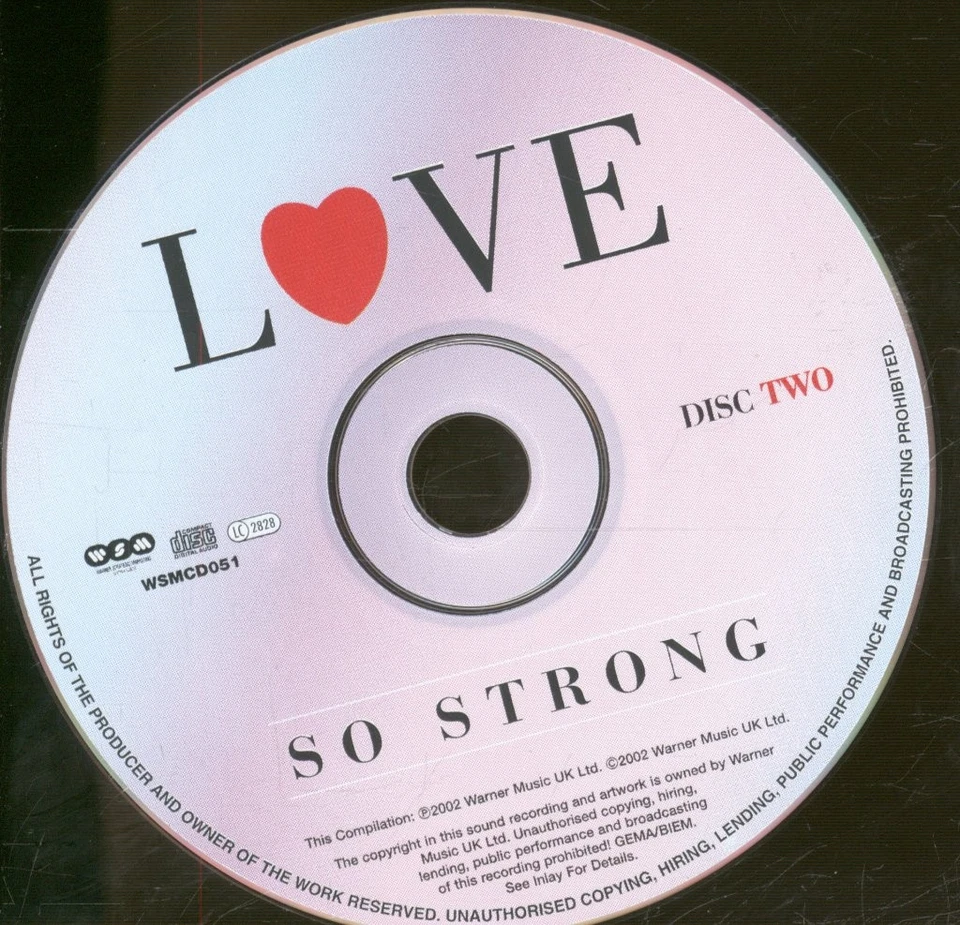 Various Artists Love So Stong double CD Europe Warner Strategic Marketing United - Bild 3 von 4
