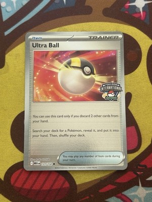 Pokemon Ultra Ball 131/132 Stamped Staff Promo NAIC North America International