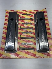 Vintage Lil John’s Performance Small Block "Chevy Power" Chrome Valve Covers NOS