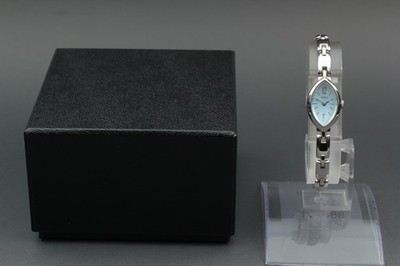 Vintage 1998 Seiko Tisse 1E20-3B50 Oval Skyblue Dial Qz Steel