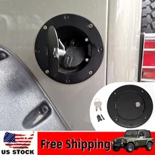 Fuel Filler Door Tank Gas Cap Cover For Jeep Wrangler TJ & Unlimited 1997-2006