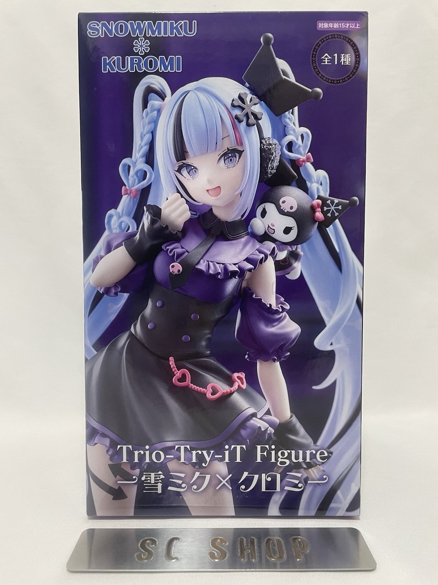 Hatsune Miku Series Trio-Try-iT Figure Snow Miku x Kuromi NEW