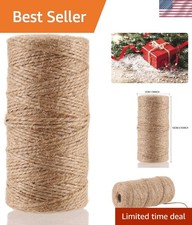 328 Feet Biodegradable Jute Twine - Ideal for DIY & Gardening Projects