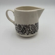 Royal (USA) Sussex Brown Floral Creamer Ironstone 