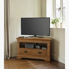 Oak Furniture Land French Farmhouse Corner TV Stand RRP £429 Ex Display