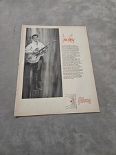 TBOOK46 MAGAZINWERBUNG 11X8" GIBSON GITARREN & VERSTÄRKER - TRINI LOPEZ